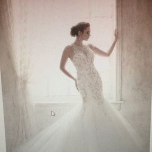 Christina Wu wedding gown racer back mermaid